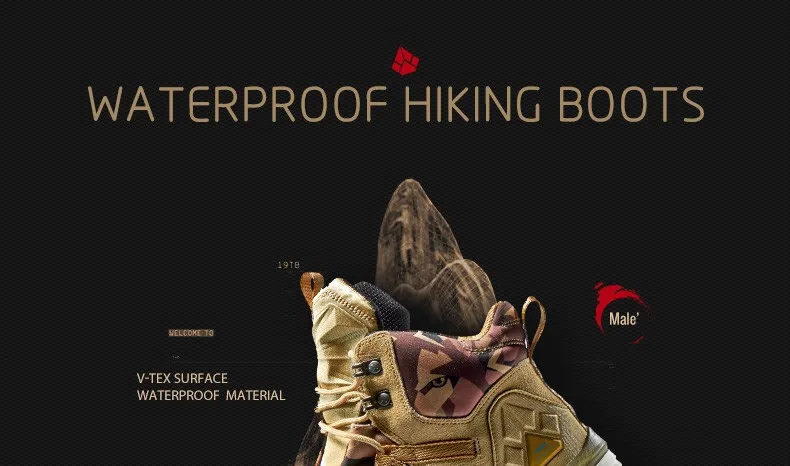 Rax Waterproof Suede Hiking Boots -