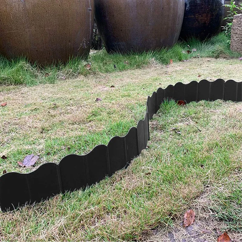Hot Sale 20X Interlocked Landscape Edge Garden Side Lawn Edge Pp Fence Lawn Decoration