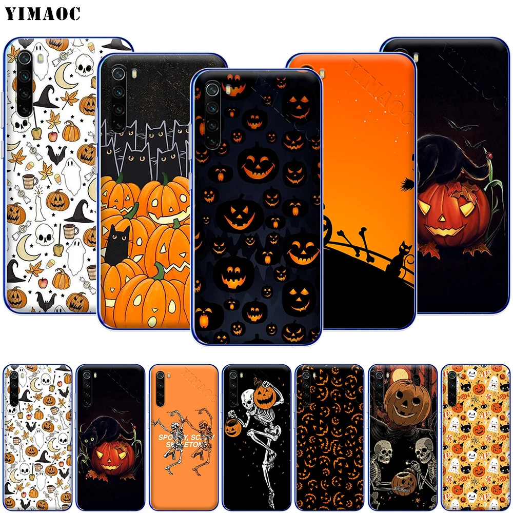 YIMAOC Black Cats Jack Halloween Phone Case for Xiaomi MI 9T 9 8 6 SE F1 CC9 CC9E A3 A2 A1 GO S2 K20 Pro Lite | Мобильные телефоны
