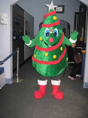 

New Version the Naughty christmas tree Mascot Costume Adult Birthday Party Fancy Dress Halloween Cosplay Outfits Clothing Xmas
