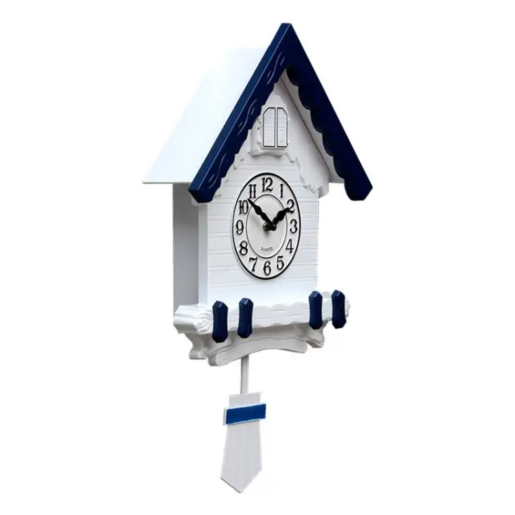 Creative Cuckoo 3D Wall Clock Living Room Cartoon Shabby Chic Clock