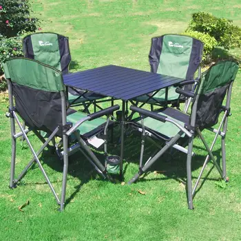 

Outdoor equipment beach director chair self-driving thickening portable fishing military folding stool back