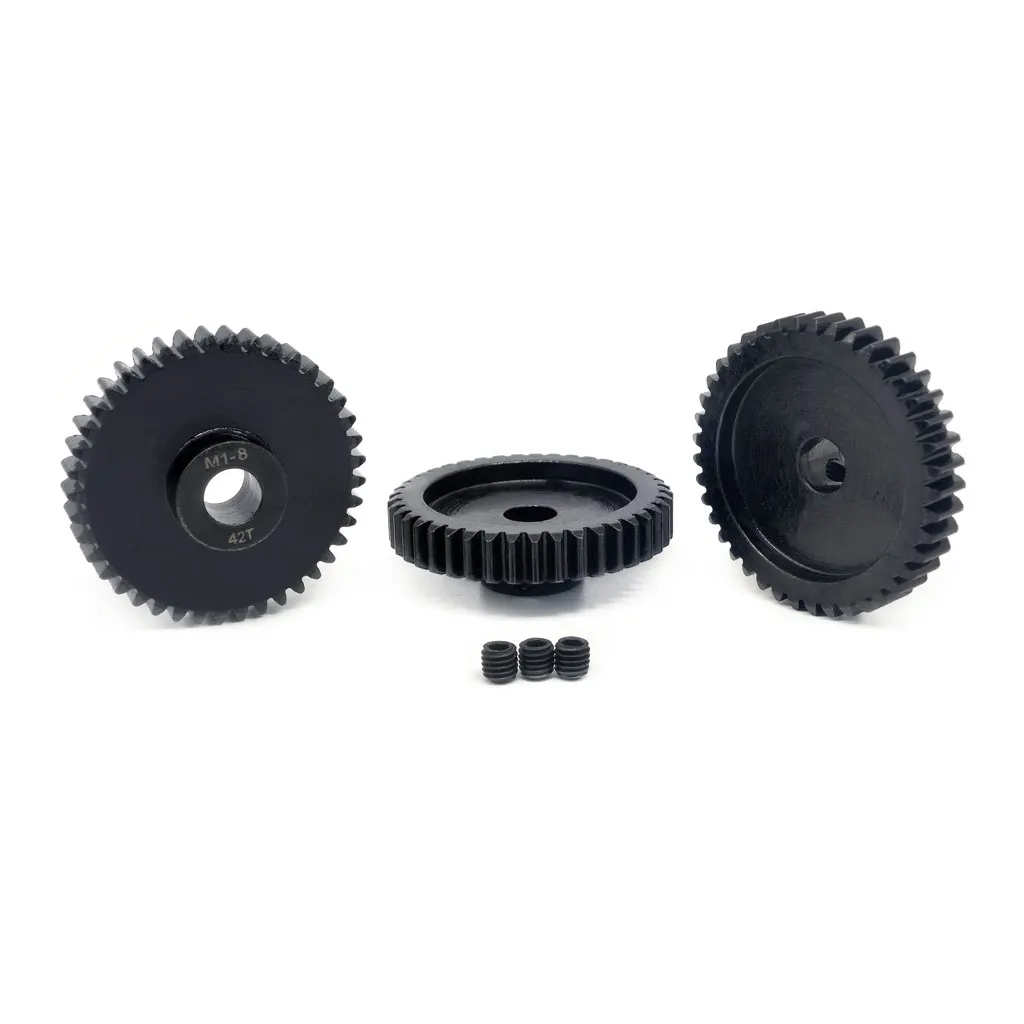 BRKRC Steel 1.5 Mod Xmaxx 24T 25T 26T 27T Pinion Gear M5 Screw 8mm Bore For 1 5 X Maxx 1 10 E Revo Rc Buggy Truck Parts 27t