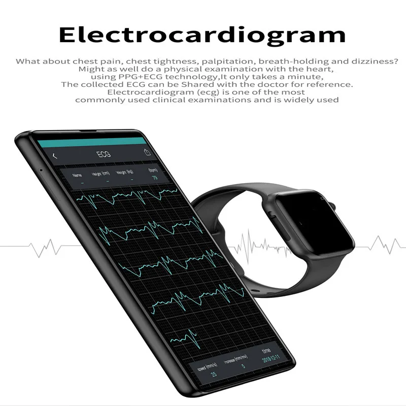 Смарт-часы IWO10 44 мм ЭКГ монитор сердечного ритма Bluetooth спортивные Смарт-часы PK IWO8 lite для Iphone samsung не Apple Watch