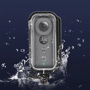 

30 Meters Sports Camera Waterproof Frame Housing Shell Venture Jacket Diving Panoramic Camera Protective Case For Insta360 One X