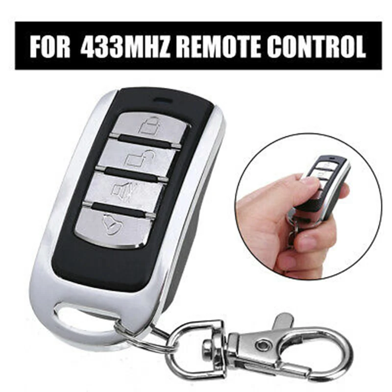 Wireless Remote Control 4-Channel Transmitter Rolling Code 433Mhz 10mA