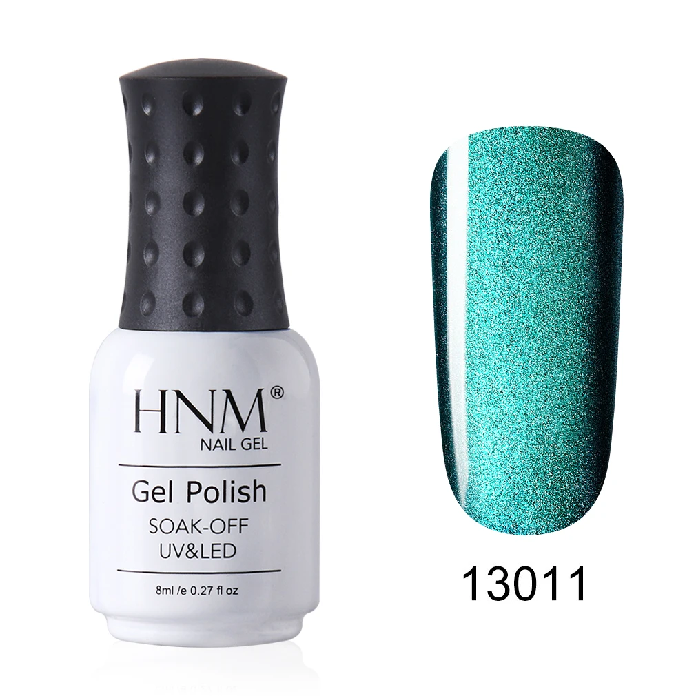 HNM 5D Гель-лак для ногтей кошачий глаз, грунтовка, замачиваемый УФ-светодиодный Гибридный лак для тиснения, лак для лака, Полуперманентная краска, 8 мл - Цвет: 13011