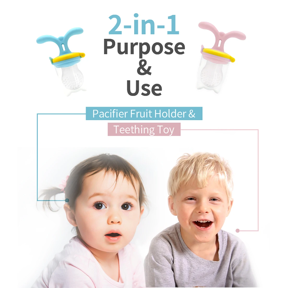 Burabi Tetine Pour Bebe Distributeur De Nourriture Anneau De Dentition Sucette Avec Aliments Puree Yaourt Cereales Aliexpress