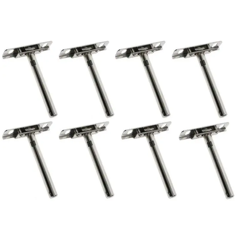 

8 Pack Floating Blind Invisible Shelf Bracket Support Hardware Adjustable Blind Shelf Concealed Mount for Home Wall DIY Hidden B