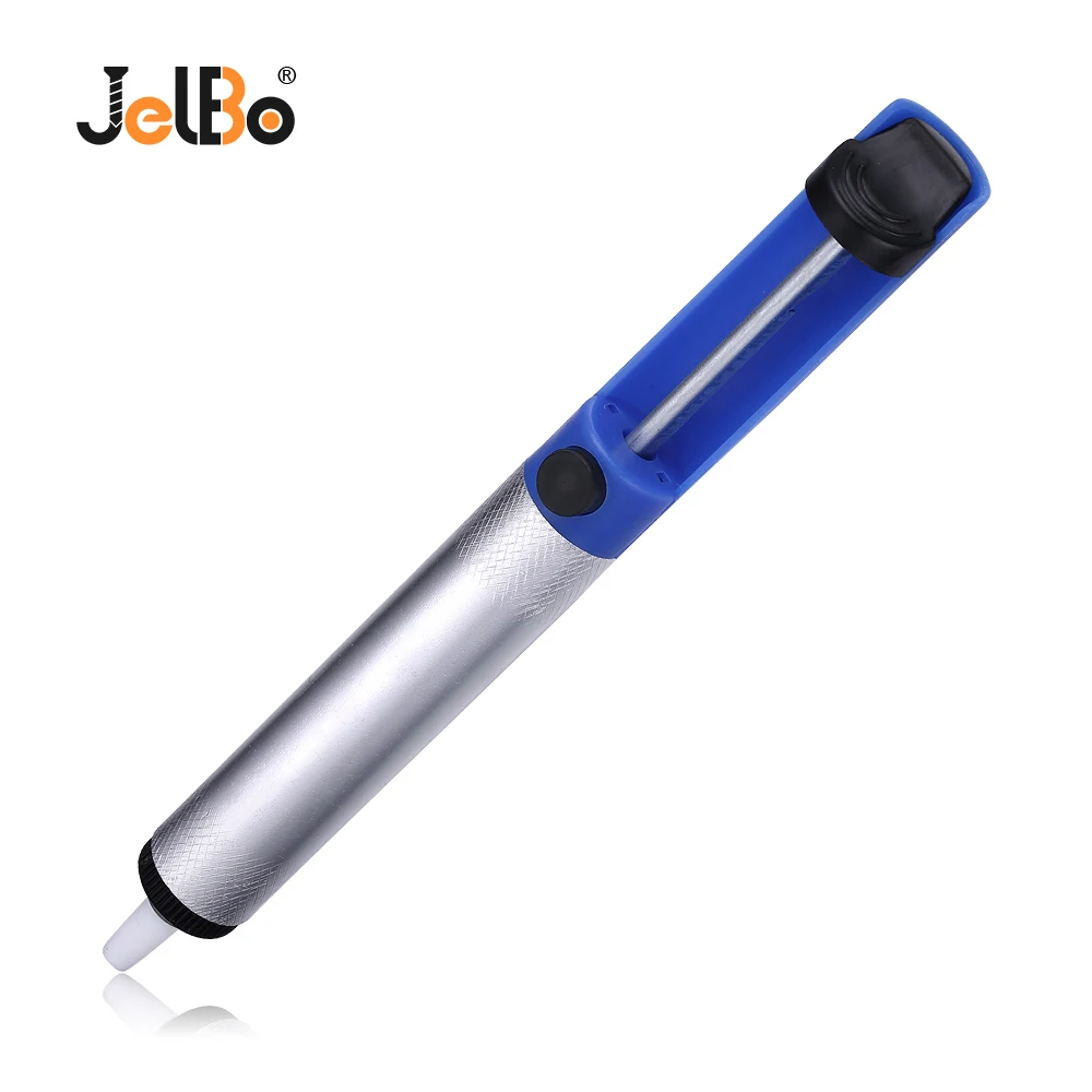 JelBo 1 шт. припоя присоска для отпайки насос инструмент для удаления Вакуумный паяльник демонтаж портативный всасывающий Олово ручка ручные инструменты