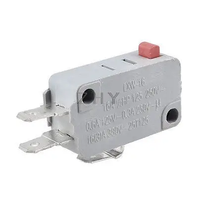 

Momentary Push Button Actuator 1NO 1NC Micro Switch 0.6A 125V 0.3A 250V