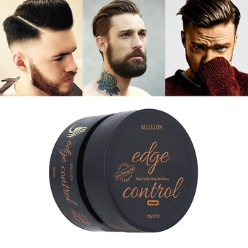 

2019 New Men Female Hair Oil Wax Cream Edge Control Hair Styling Cream Broken Hair Finishing Anti-Frizz Hair Fixative Gel TSLM1