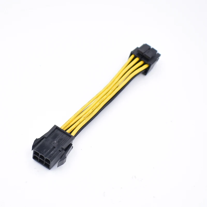 PCI-E 6-Pin female To Motherboard CPU 8(4+4)Pin 12v CPU EPS Power Connector Adapter Cable power cable