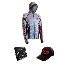 Рыболовный костюм мужской на открытом воздухе Ice Silk Солнцезащитная одежда летняя Рыбалка Быстросохнущий, анти-москитные колготки рыболовный костюм Пеший Туризм рубашка