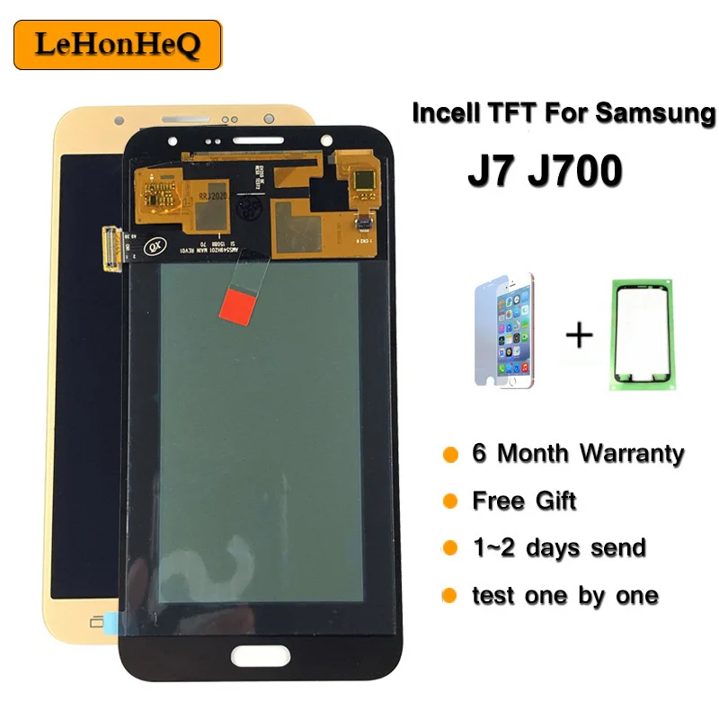Incell LCD для Samsung Galaxy J7 2015 J700 lcd SM-J700F J700H ЖК-дисплей и сенсорный экран дигитайзер