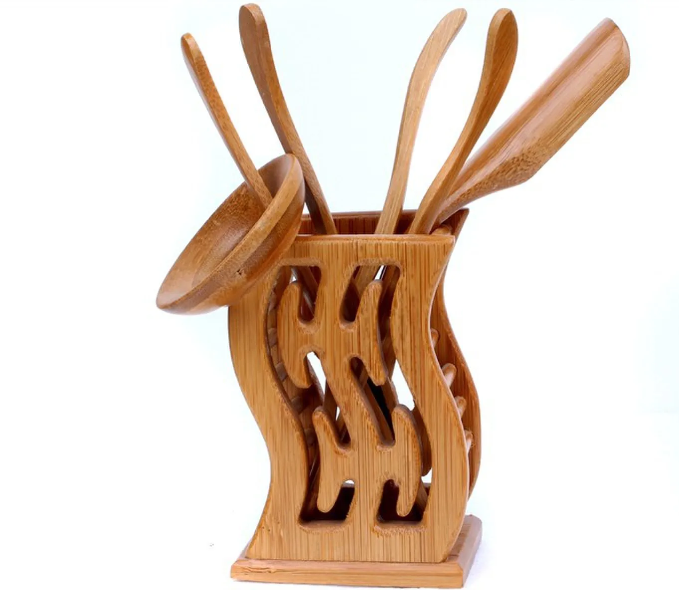

Entirely Natural Bamboo Tea Ceremony Liujunzi Six Pieces Set Combination Creative Manifold Kung Fu Tea Set Tea Ceremony Spare Pa