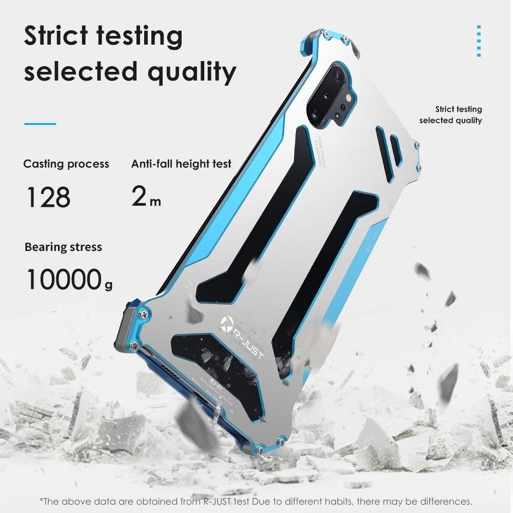 

Luxury Gundam Aluminum Alloy shockproo Metal Case For Samsung Galaxy Note 10 10+ Plus Hard Cover Ultra-thin Heat Dissipation