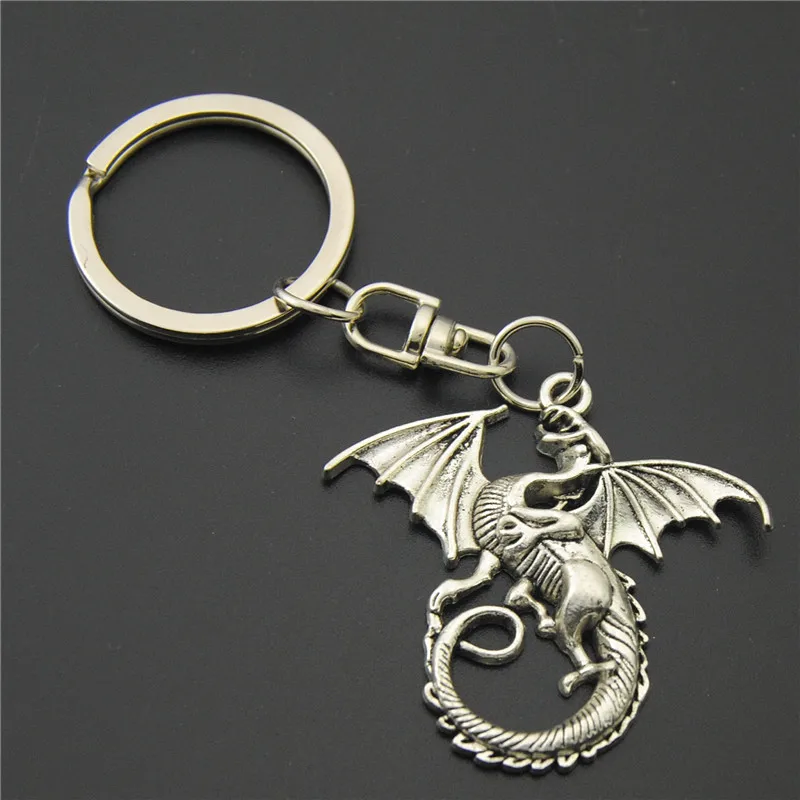 1 шт. игровой Дракон Тотем брелок для мужчин Автомобильный Брелок сувенир подарок