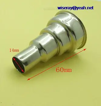 

DHL/EMS 50pcs Iron circular nozzle Outlet diameter 14mm for diameter 33mm 1600W 1800W 2000W hot air gun-A8