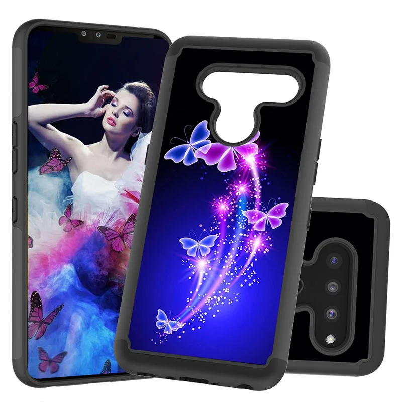 Для LG V450PM V50 ThinQ 5G US(LG Alpha) V500N V50 ThinQ 5G чехол для LG V500XM V 50 ThinQ чехол для телефона 2 в 1 текстурированная оболочка