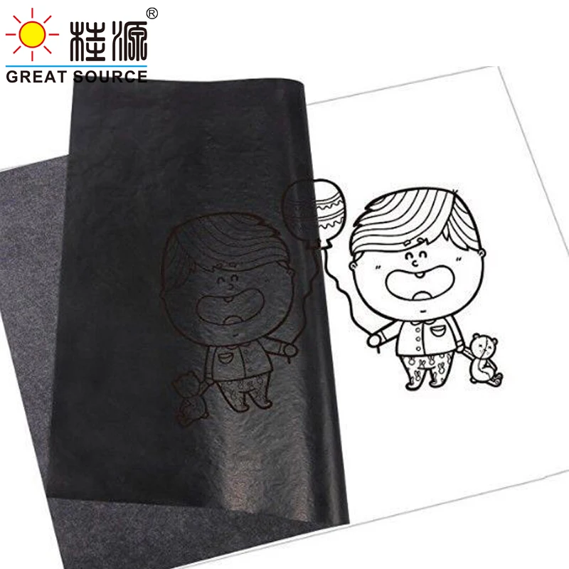 MQQ Carbon Copy Paper Black Blue Single or Double Side 100 Sheets Per Box