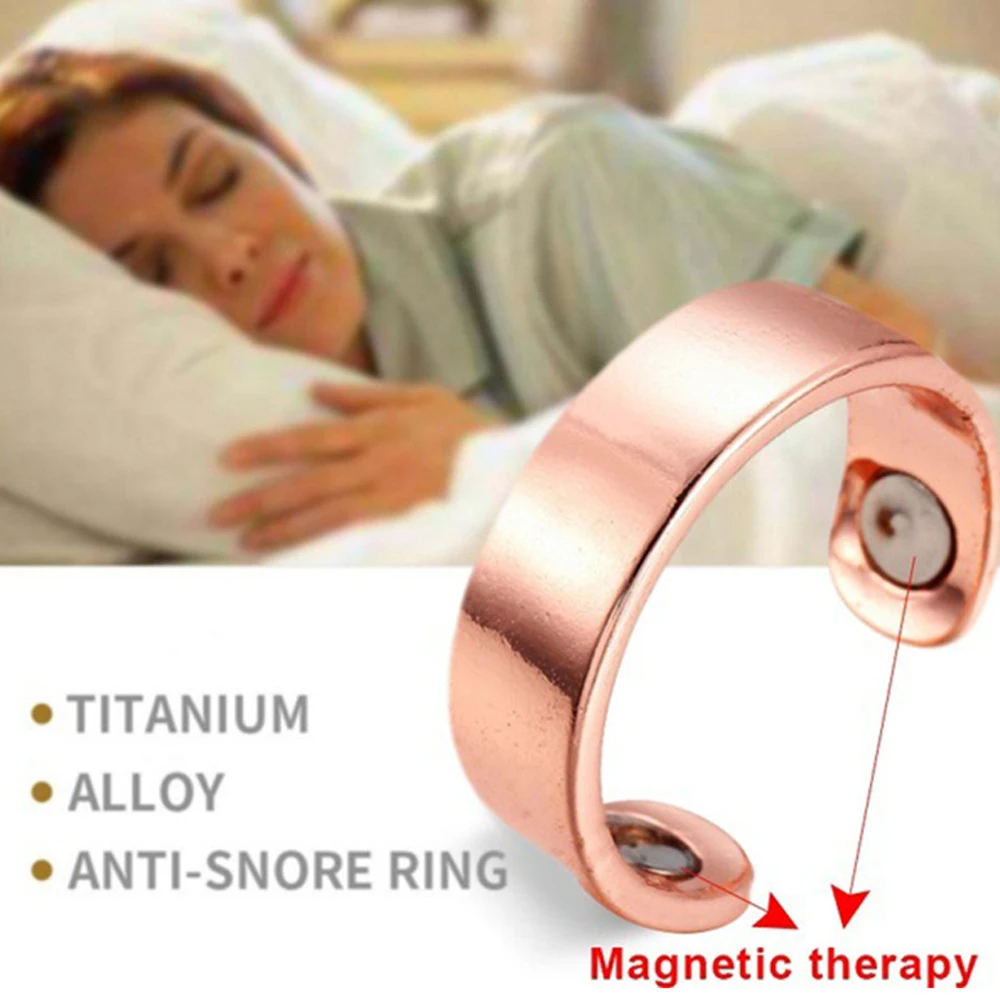 Hot Sale Anti-Snoring-Device Finger-Ring Sleep-Aid Magnetic-Therapy Against 10-100PCS Acupressure-Treatment 531y087NrX1