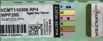 

WALTER 10PCS CARBIDE INSERT VCMT110308-RP4 WPP20S