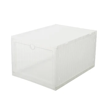 

Drawer Type Basketball Shoe Box Large Storage Hard Plastic Simple Sneaker Assembly For AJ Shoes Organizer Drawer Box