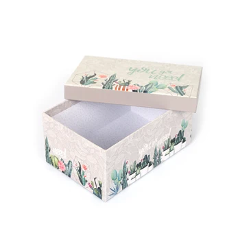 

Bosphorus Storage Box, Italian Design, Cactus Pattern, Rectangle