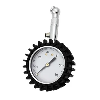 

2" 360° Vehicle Manometer Tire Tyre Tire Air Inflator Adjustable Meter Measure Calibrated Tyre Tire Pressure Gauge Rotatable