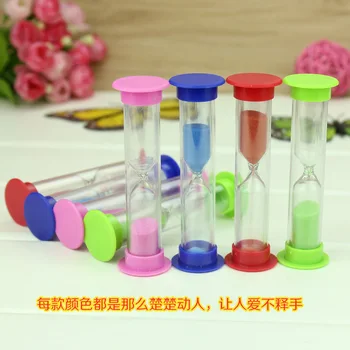 Cheap 500pcs Colorful Hourglass Sandglass Sand Clock Timers Clock Desktop 1 Minutes 60 Seconds Great Gift For Children Friend ZA5020