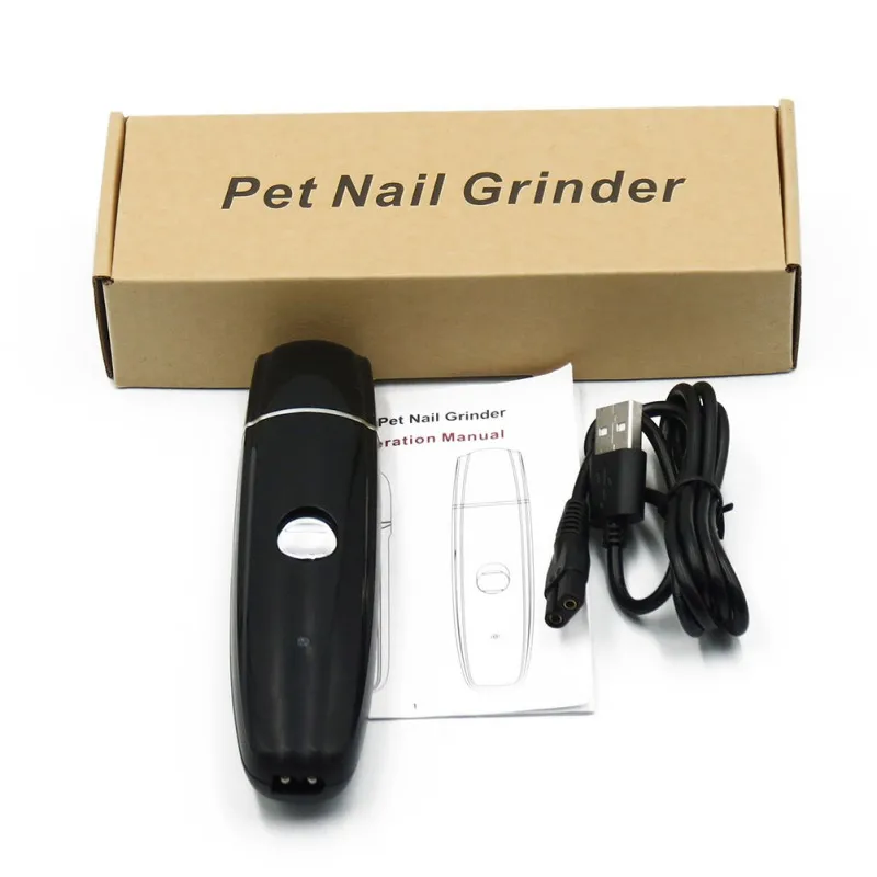 Pet Dogs Cats Nail Grinder Nails Clipper Painless Paws Cleaning Grooming Tool Rechargeable Automatic Clipper