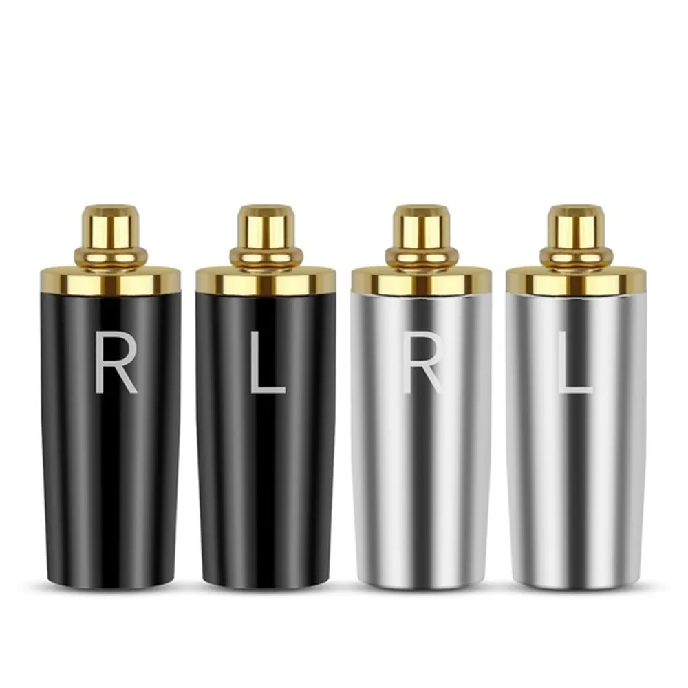 4Pair MMCX Adapter For UE900 SE535 SE215 W10 Headphone Pin Gold Plated Copper Plug Earphone Audio Jack DIY Metal Wire Connector