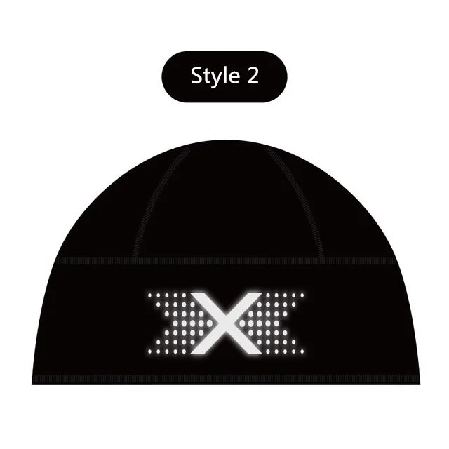 Зимняя мужская уличная спортивная теплая Кепка для пеших прогулок, лыж, ветрозащитный водонепроницаемый теплый светильник, светоотражающий дизайн логотипа, высокоэластичная шапка - Цвет: X