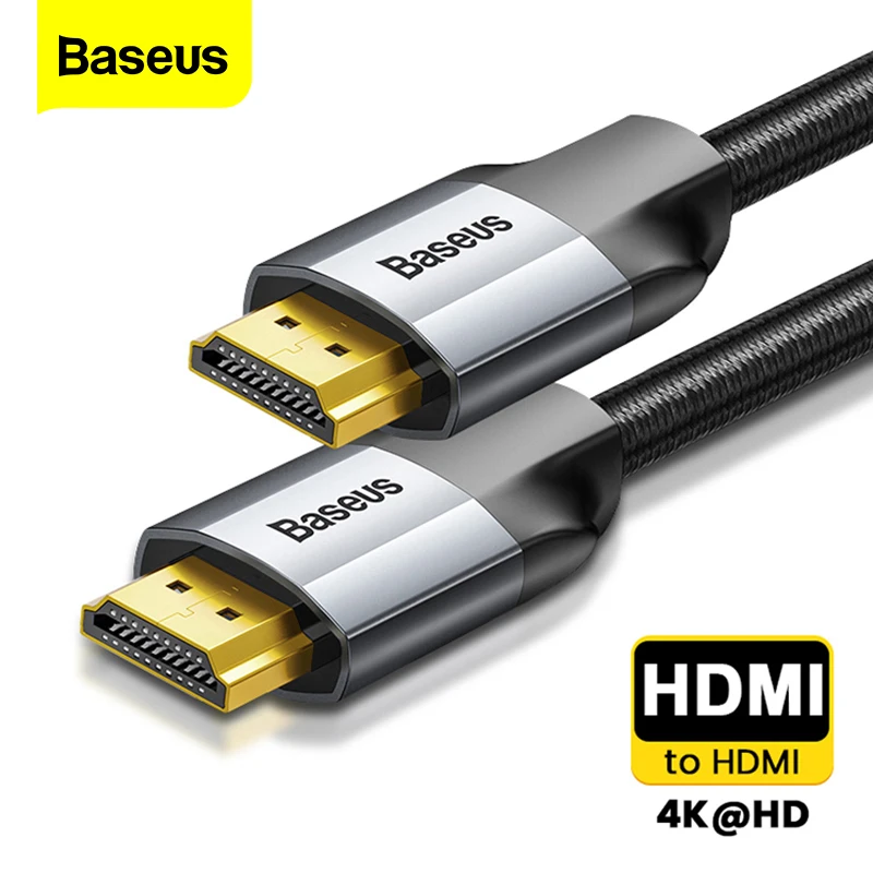 Кабель HDMI Baseus 4K/60 Гц к 2 0 сплиттера переключатель для ТВ приставки PS4 Xiaomi Mi Box Displayport кабель 5 м 1 3 м|Кабели HDMI| |