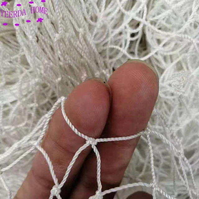 Knotted Nylon Netting,18-strands Soft Nylon Mesh Anti Bird Net