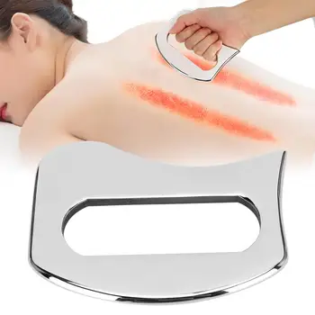 

Stainless Steel Scraping Board Fascia Acupoint Massage Muscle Pain Relief Gua Sha Tool