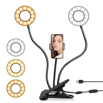 Vblogging Selfie Ring Light With Mobile Phone Holder 1