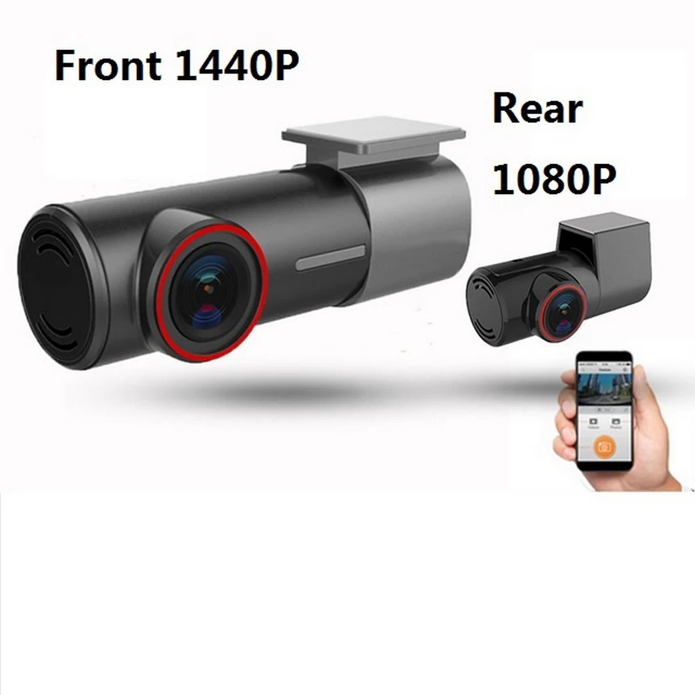 U700 Мини Скрытая FHD 1080P Автомобильная видеорегистратор передняя задняя двойная