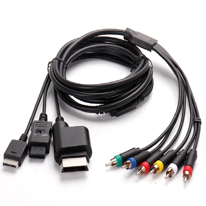 Componente av Cabo para Ps2 Wii Xbox 360 Wii u de Alta Qualidade em