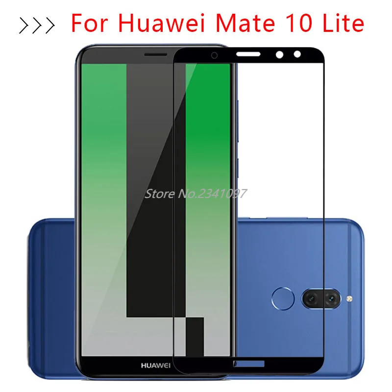 Защитное стекло для Huawei Mate 10 Lite закаленное протектор экрана защитный чехол на Honor