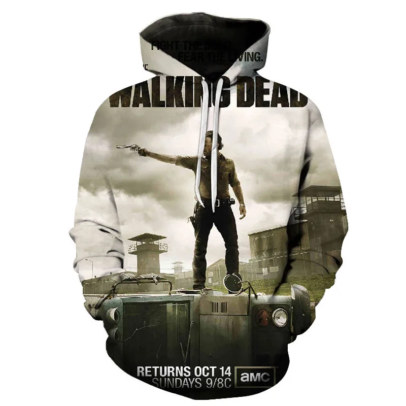 Sudadera con capucha de The Walking Dead para hombre y mujer