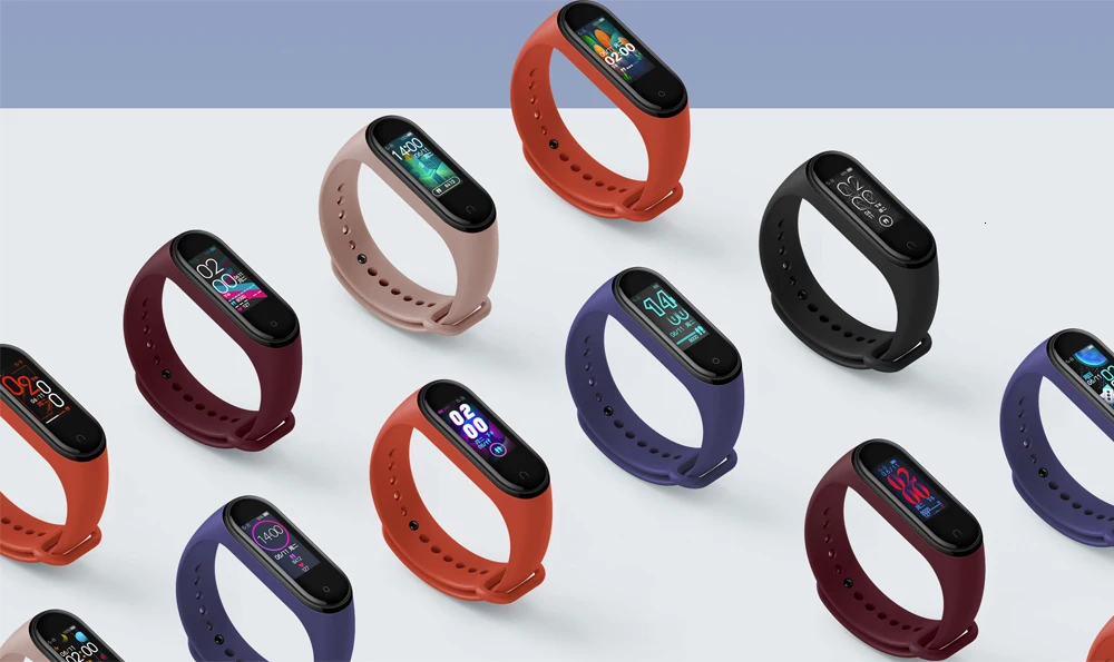 Mi band 4 китайская версия Смарт-браслета mi band 4 браслет сердечного ритма часы с цветным экраном Bluetooth 5,0