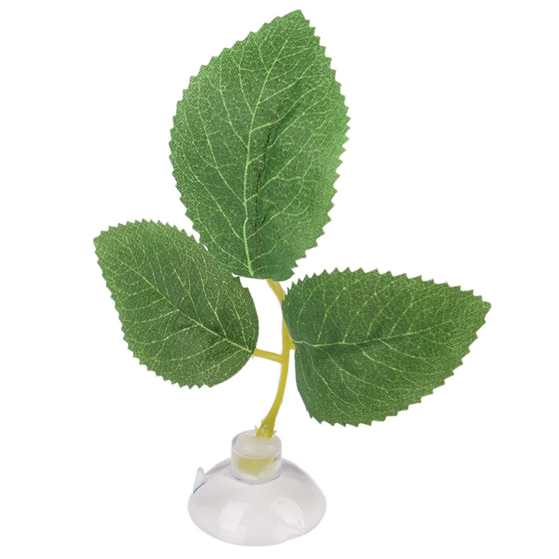 Aquarium Betta Leaf Artificial Plant Fish Oviposition Rest Bed Fish Tank Decor