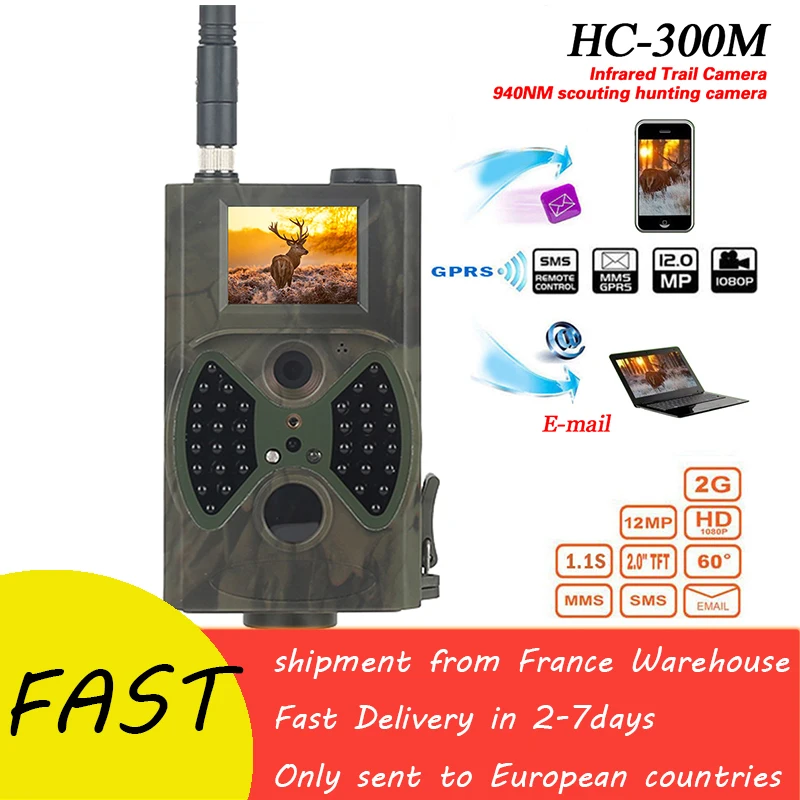 12MP 1080P HC300M 940NM MMS GPRS разведывающая инфракрасная ловушка фотоловушка для охоты HC 300M