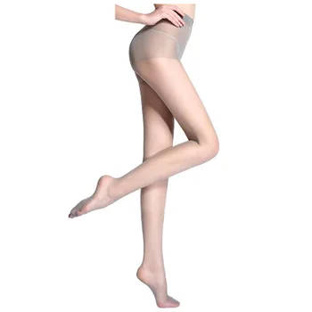 

Ladies Pop Socket Tear Resistant Nylon Women Summer Sexy Breathable Elastic Tights Slim Stockings High Waist Sun Protection