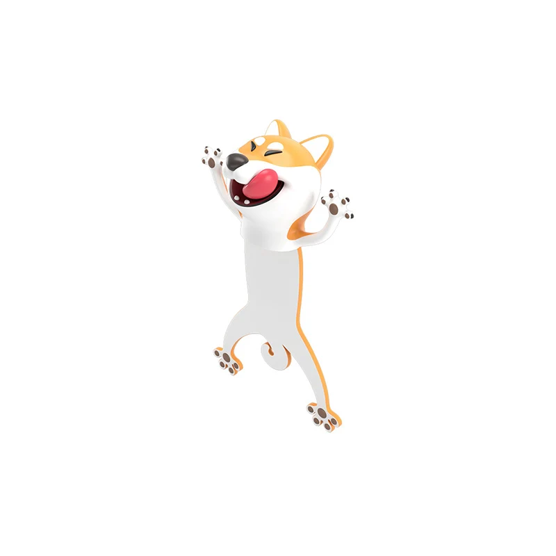 Funny Bookmarks for Kids Cartoon Animal Book Markers Squashed Novelty Creative Cute Stationery Wacky Bookmark Pals for Reading Lover cat