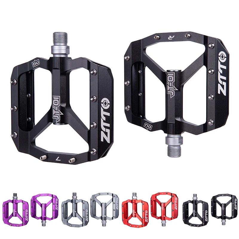 1 пара Открытый MTB велосипедная педаль плоский Сверхлегкий сплав противоскользящие подшипники прочные и практичные в использовании