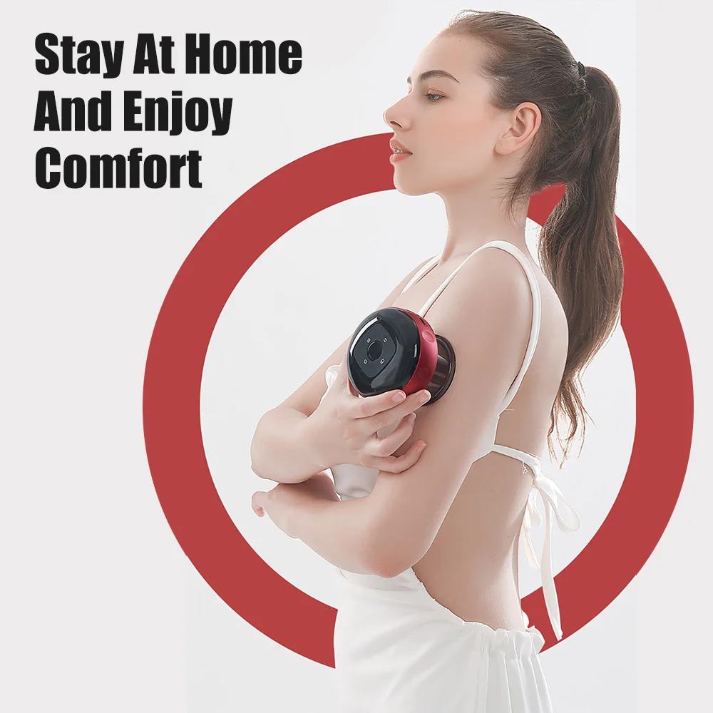 12 Gears Electric Cupping Therapy Massager Vacuum Suction Cups Adjustable Therapy Cupping Guasha Massage Tool Muscle Stimulator 4