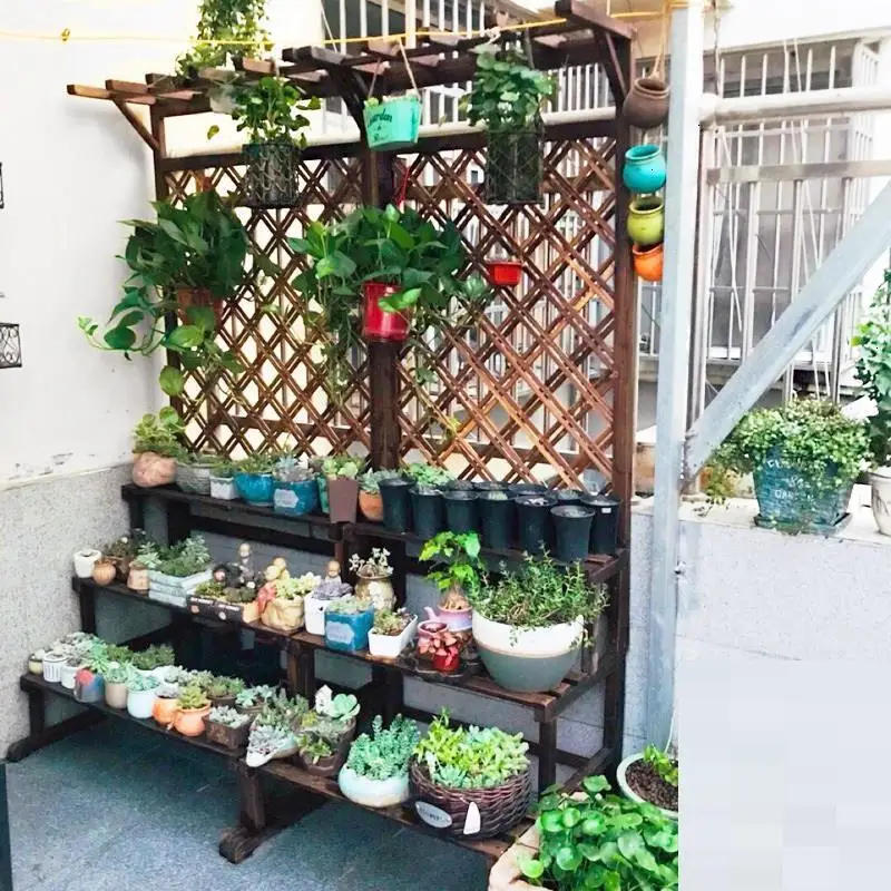Деревянные горшки Huerto Urbano Madera Estanteria Para Plantas садовые деревянные полки для уличного